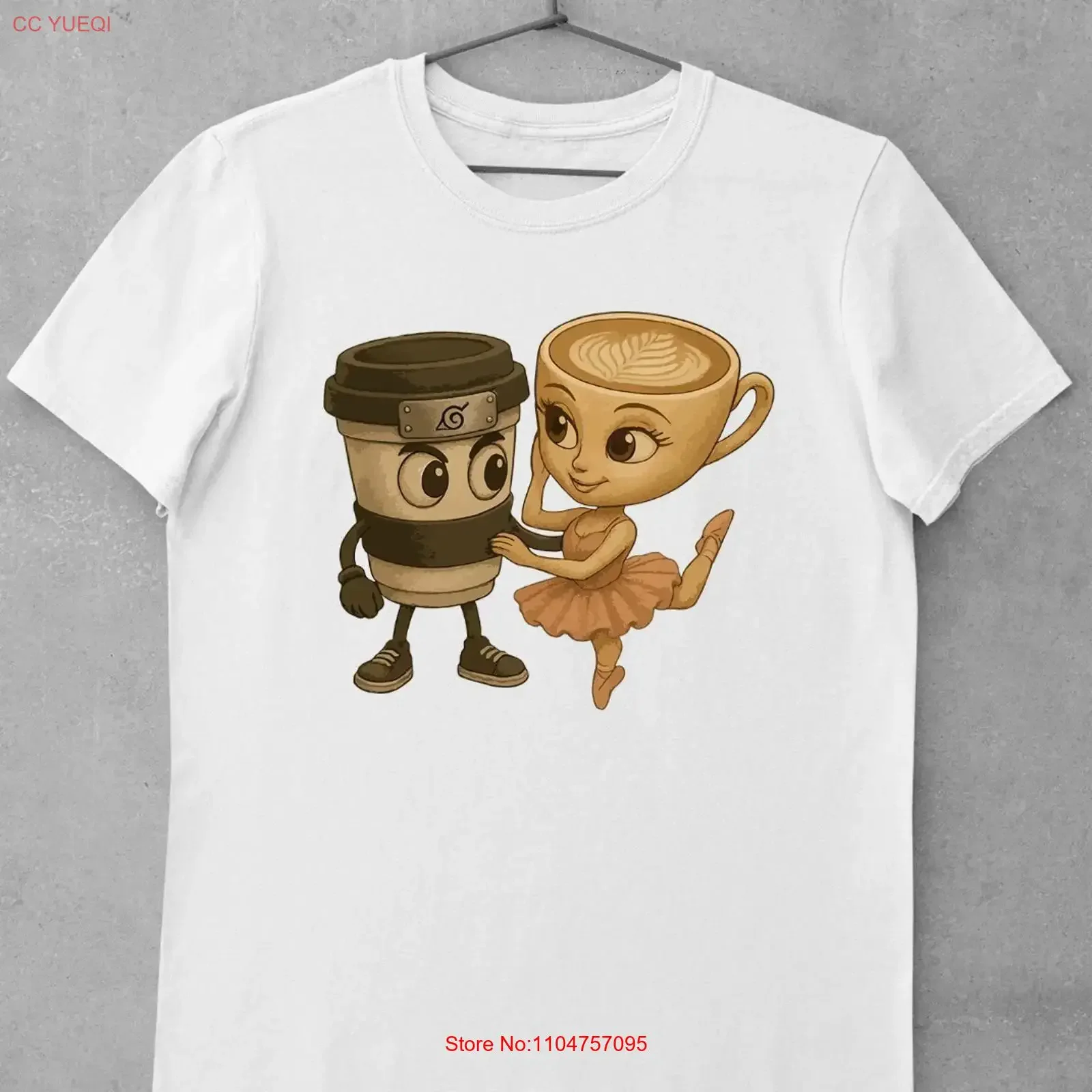 Ballerina Cappuccina And Cappuccino Assassino Cotton T shirt Top vintage Washed streetwear homme Slightly Unisex Versatile
