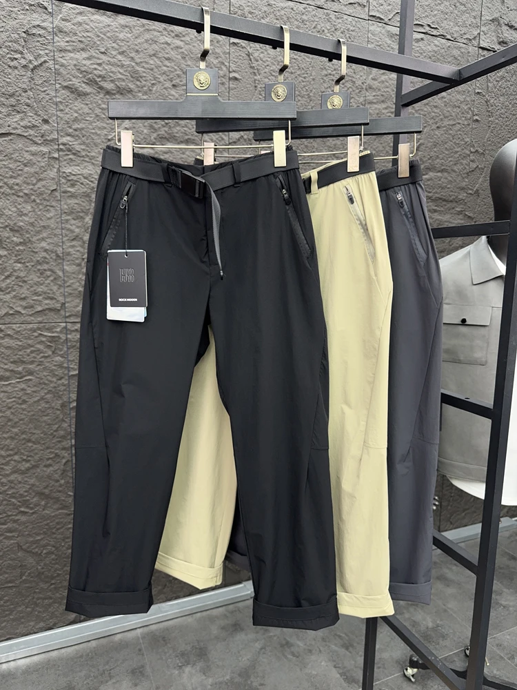 

Уличные мужские облегающие прямые повседневные брюки Qui Dry, дышащие, эластичные, с 3D пошивкой, весна-лето, Pampa &