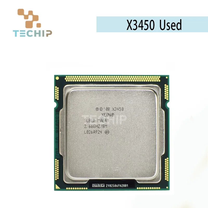 100% Original Xeon X3450 4-Core 2.66GHz LGA 1156 CPU Processor