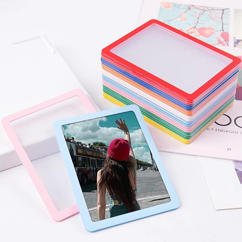 5PCS Hard Edged Card Sleeve Protective Shell Plastic Material Card Sleeve Anti Fall Protective Shell Providing Protection
