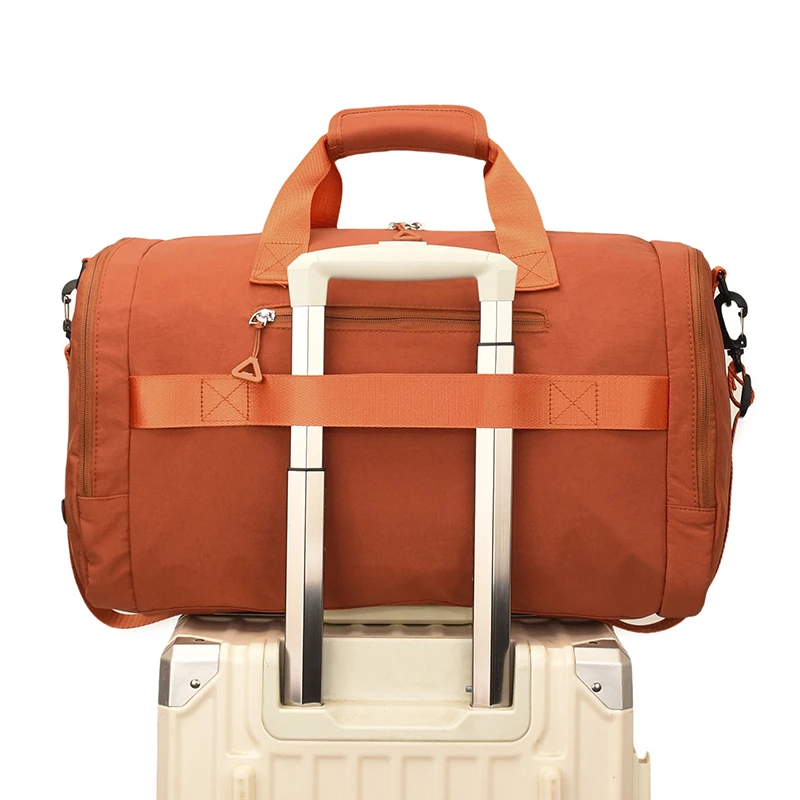 กระเป๋าถือแบบพับได้สำหรับออกกำลังกาย ฟิตเนส เล่นกีฬา ใส่รองเท้า กระเป๋าเดินทางสำหรับนักธุรกิจ นักเรียน นักศึกษา สำหรับฝึกซ้อม กีฬา ท่องเที่ยว เดินป่า ตั้งแคมป์ ใช้เป็นกระเป๋าคาดลำตัวได้