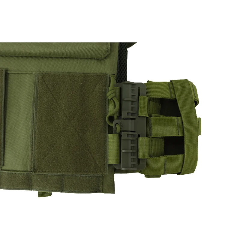 Chaleco táctico con hebilla de liberación rápida, Kit Molle, chaleco Universal Airsoft, conjunto de hebilla de extracción rápida, accesorios de