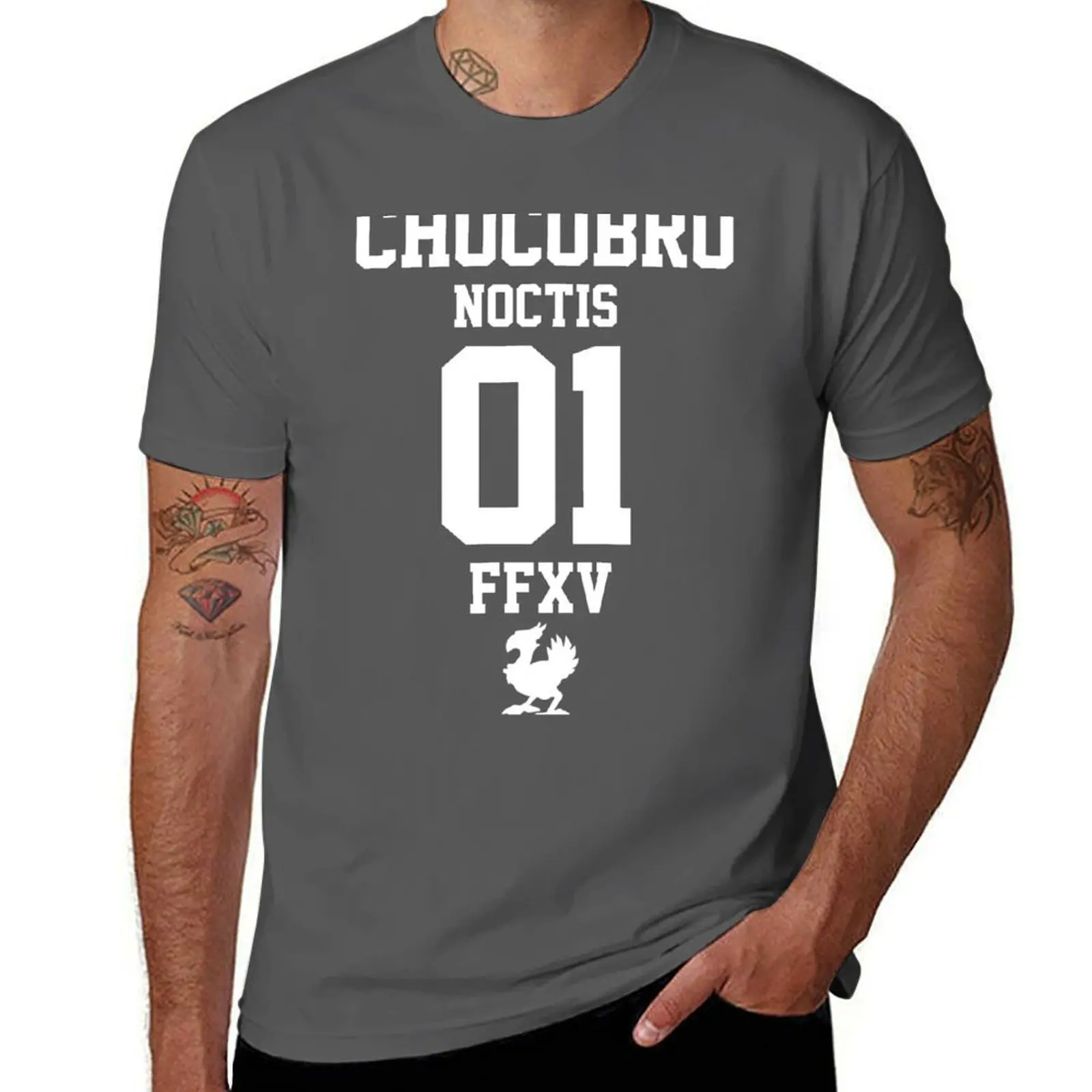 

Chocobro - Noctis T-Shirt Cool Feeling Summer Tee Shirt