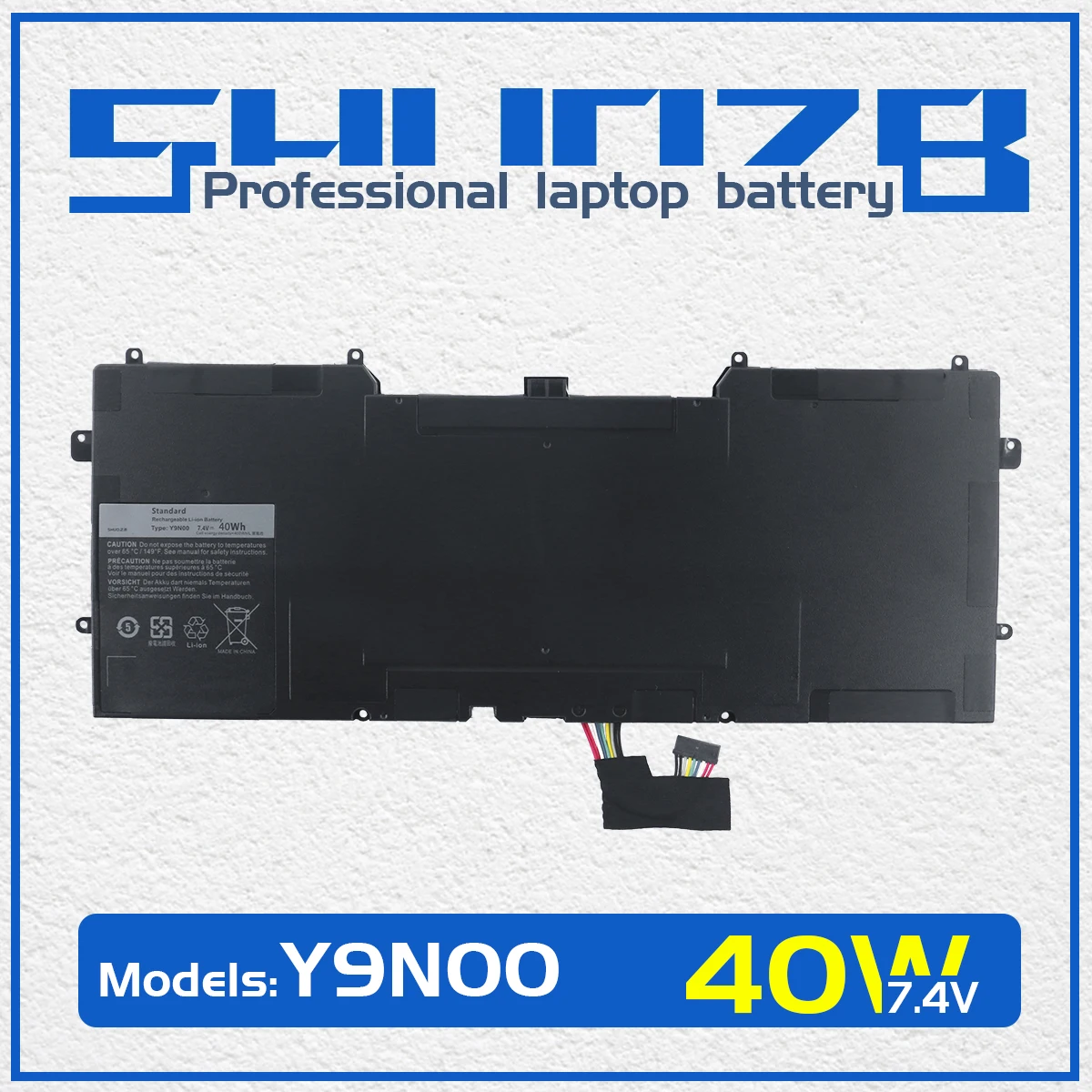

SHUOZB Y9N00 Аккумулятор для ноутбука Dell XPS 12 9Q23 13 9333 13-L321X L322X L221X 9Q33 C4K9V 3H76R PKH18 0PKH18 489XN P29G 7,4 В