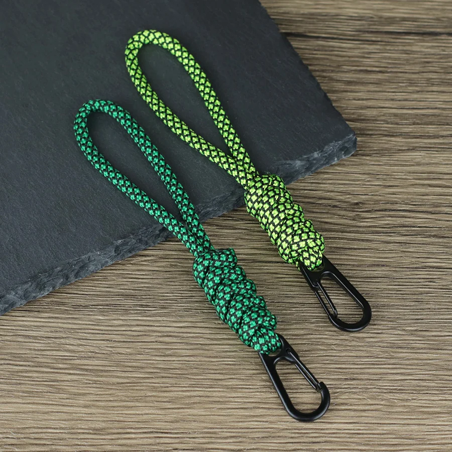 Stylish Paracord Motorcycle Accessories Keychain Unisex Water Bottle Mobile Phone Hang Keyring Outdoor Cycling Couple Ornaments