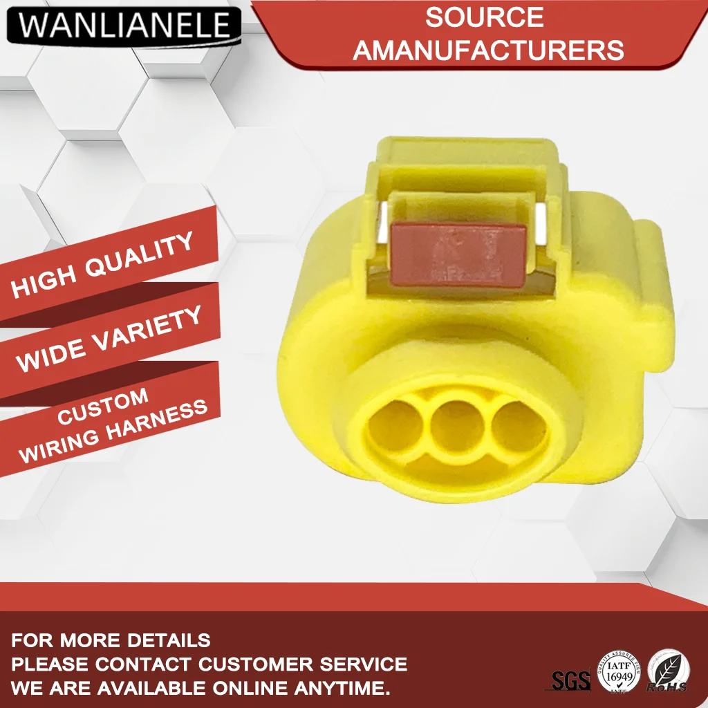 50 Sets 3 Pin Sealed Waterproof Female Automotive Electrical Plug Auto Connector Car Connector 8V0973703 8V0 973 703