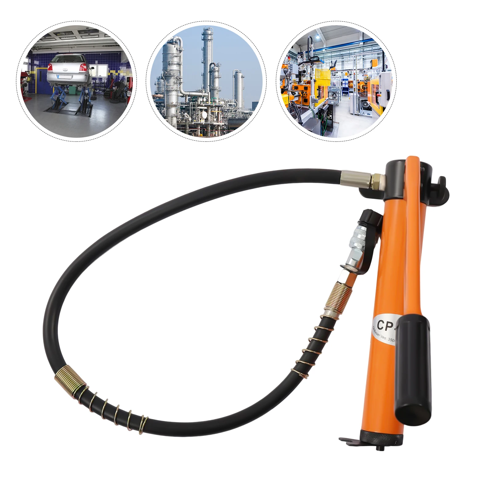 Hydraulische Handpumpe, manuelle Ram-Pumpe, 70 MPa Porta-Power-Pumpe, geeignet für den Einsatz mit verschiedenen hydraulischen Werkzeugen – Detail 1