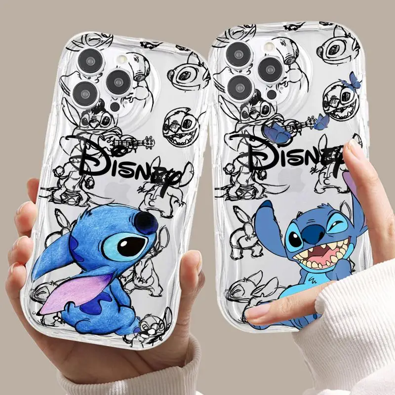 Steek De Baby Disney Telefoonhoesje Voor Apple Iphone 15 Plus Pro Max 13 14 Plus 12 11 Pro Max Mat