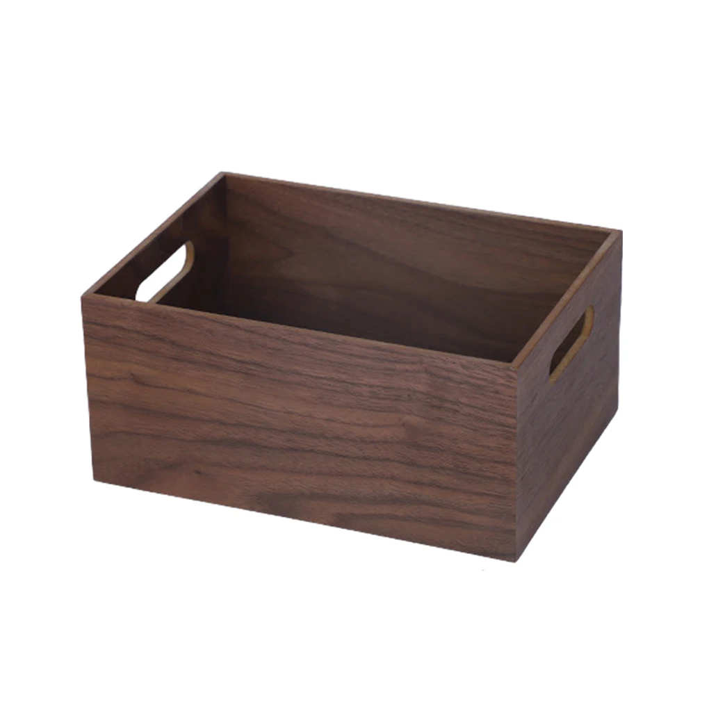 

Wood Sturdy And Durable Storage Basket Box For Wide Application Wooden Desktop Storage Basket