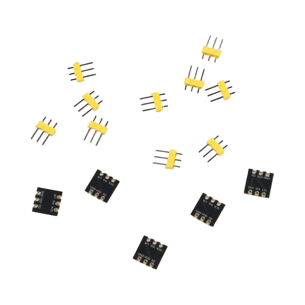 5 Pack For INMP441 Omnidirectional Microphone 24 Bit I2/S Interface Digital Sound Sensor Board For DIY Audio Recording