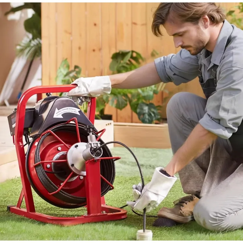 مصنع الجملة المجاري التجريف الأنظف آلة استنزاف اوجير الأنابيب الأنظف مع المغذية التلقائية