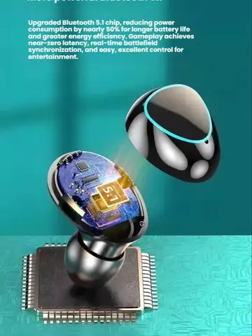 HOMEFISH 2025 New Wireless Bluetooth Earphones, Digital Display TWS, Ultra Long Range In Ear Gaming and Mobile Gaming Earphones
