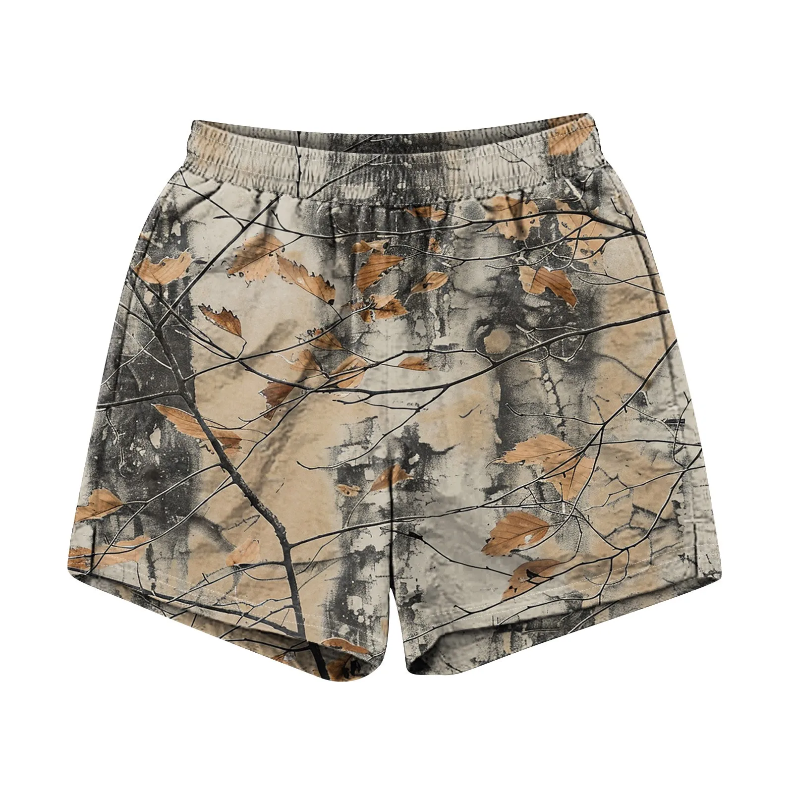 شورت رجالي رياضي غير رسمي مموه مطبوع ، ملابس كثيرة الأجزاء ، متجر رسمي ، بنطلون مريح ، مراجعة كورية