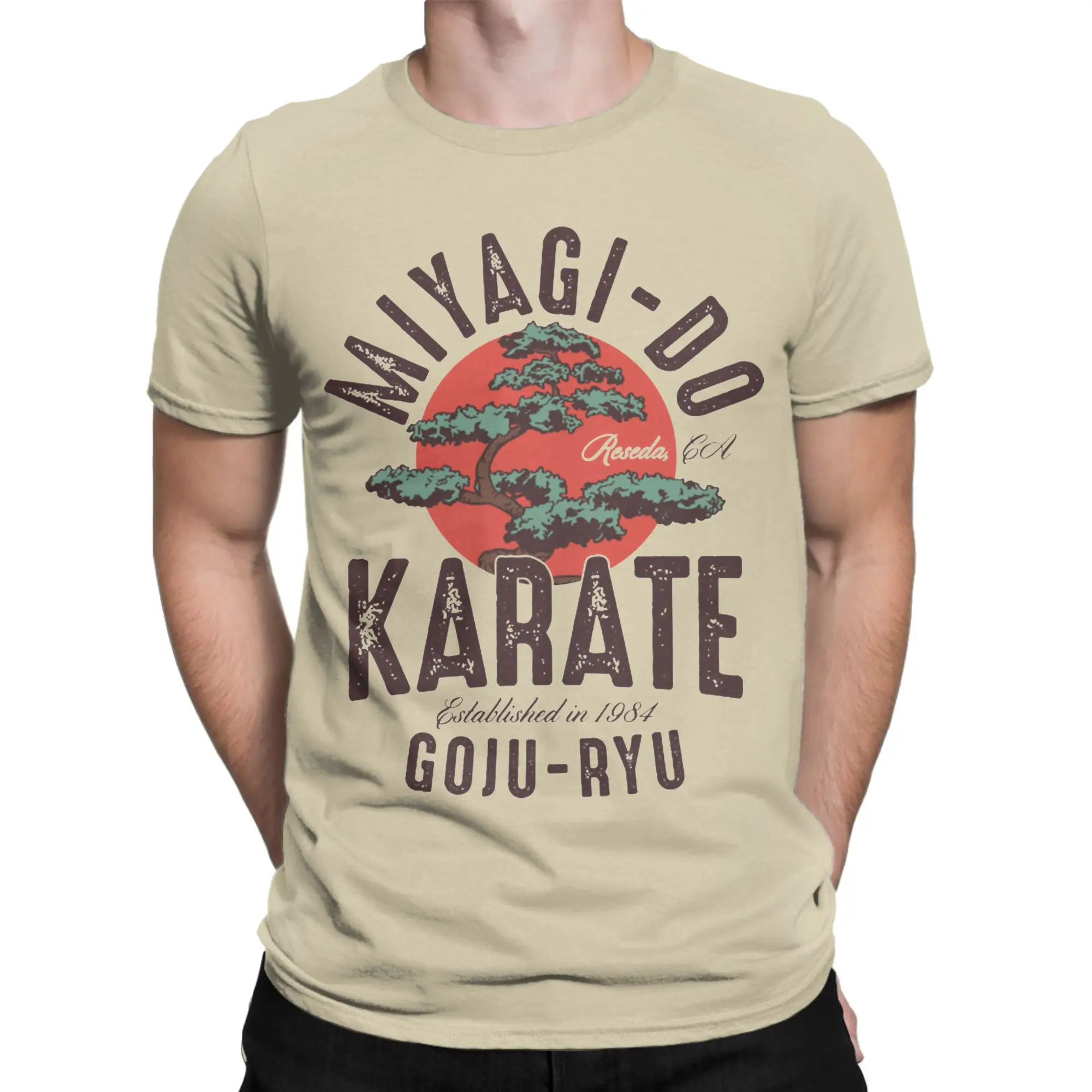 

Karate Kid Cobra Kai Men T Shirt Funny Tees Short Sleeve Crewneck T-Shirt Pure Cotton Plus Size Tops