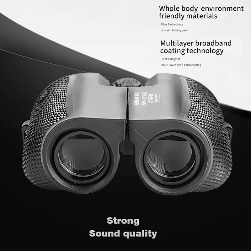 10x25 BAK4 بريزم مناظير محمولة عالية الطاقة المهنية الصيد تلسكوب جيب نطاق للرياضة المعيشة مع بصري واضح #4