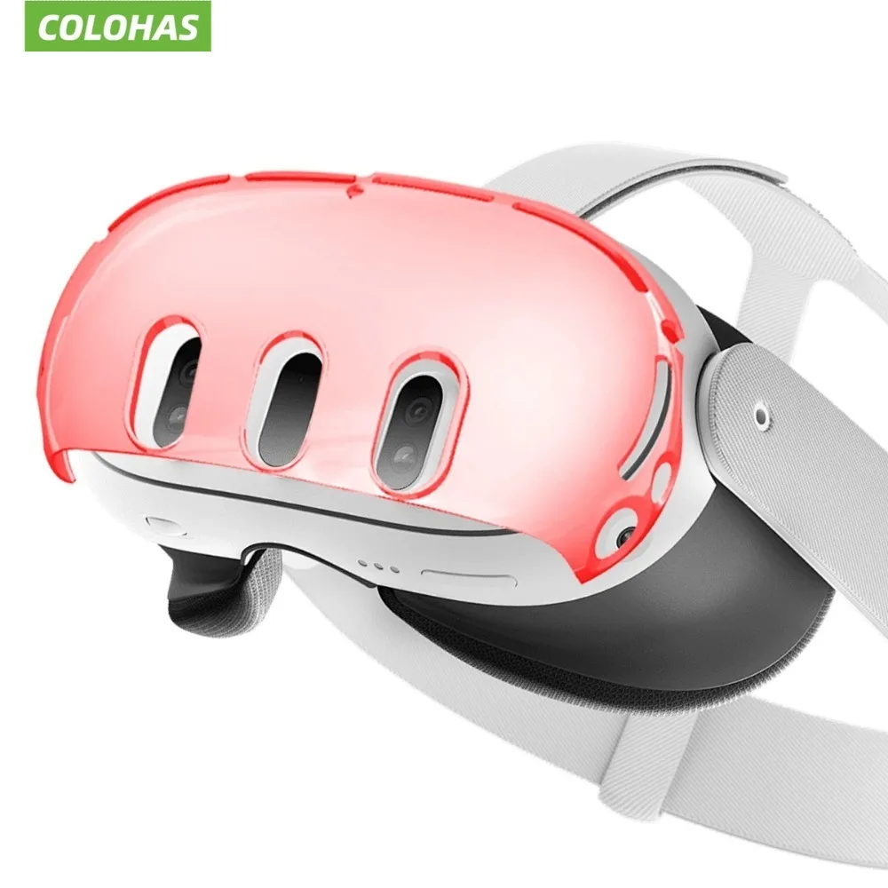 New for Meta Quest 3 Crystal Shell Scratch Resistant Cover Host Protective Cover for Quest 3 VR Accessory Drop Resistant Cover