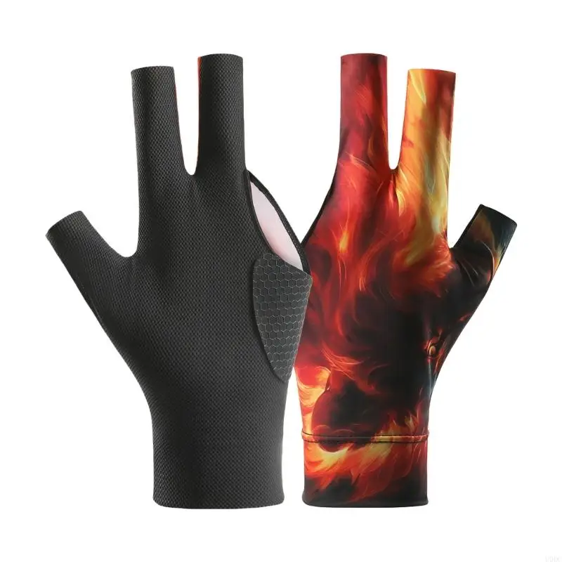 Professional Billiard Gloves Flexible Nylon Fabric For Left Handed Users Y166
