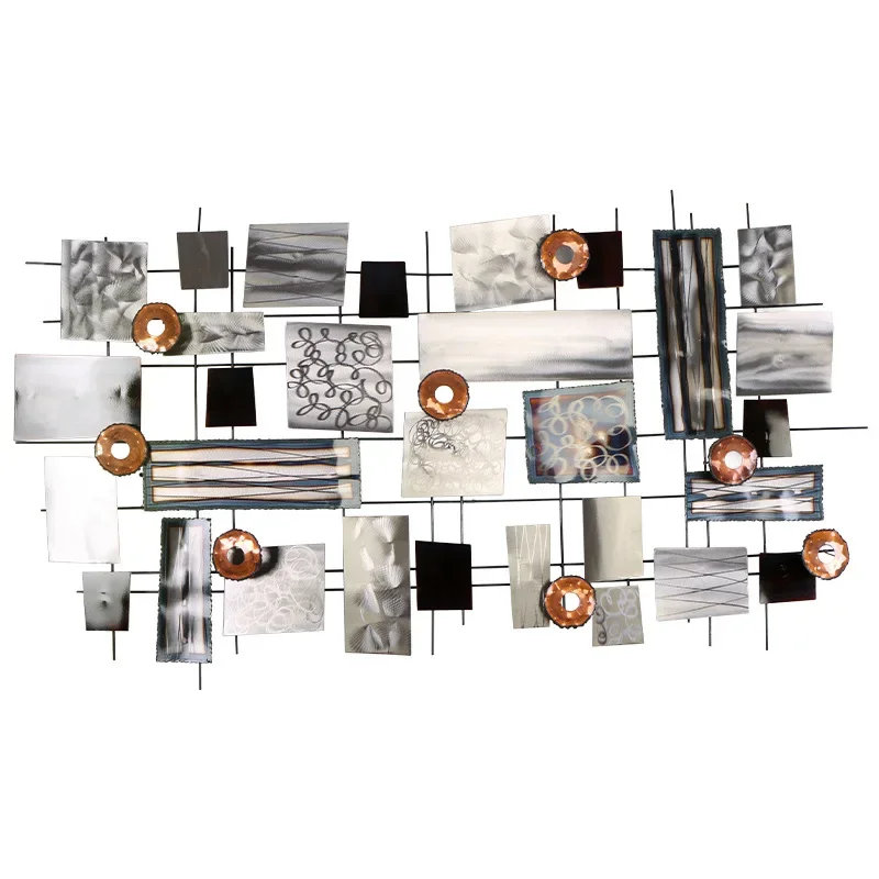 Industrial wind wall decoration creative modern living room pendant dining room wrought iron wall decoration