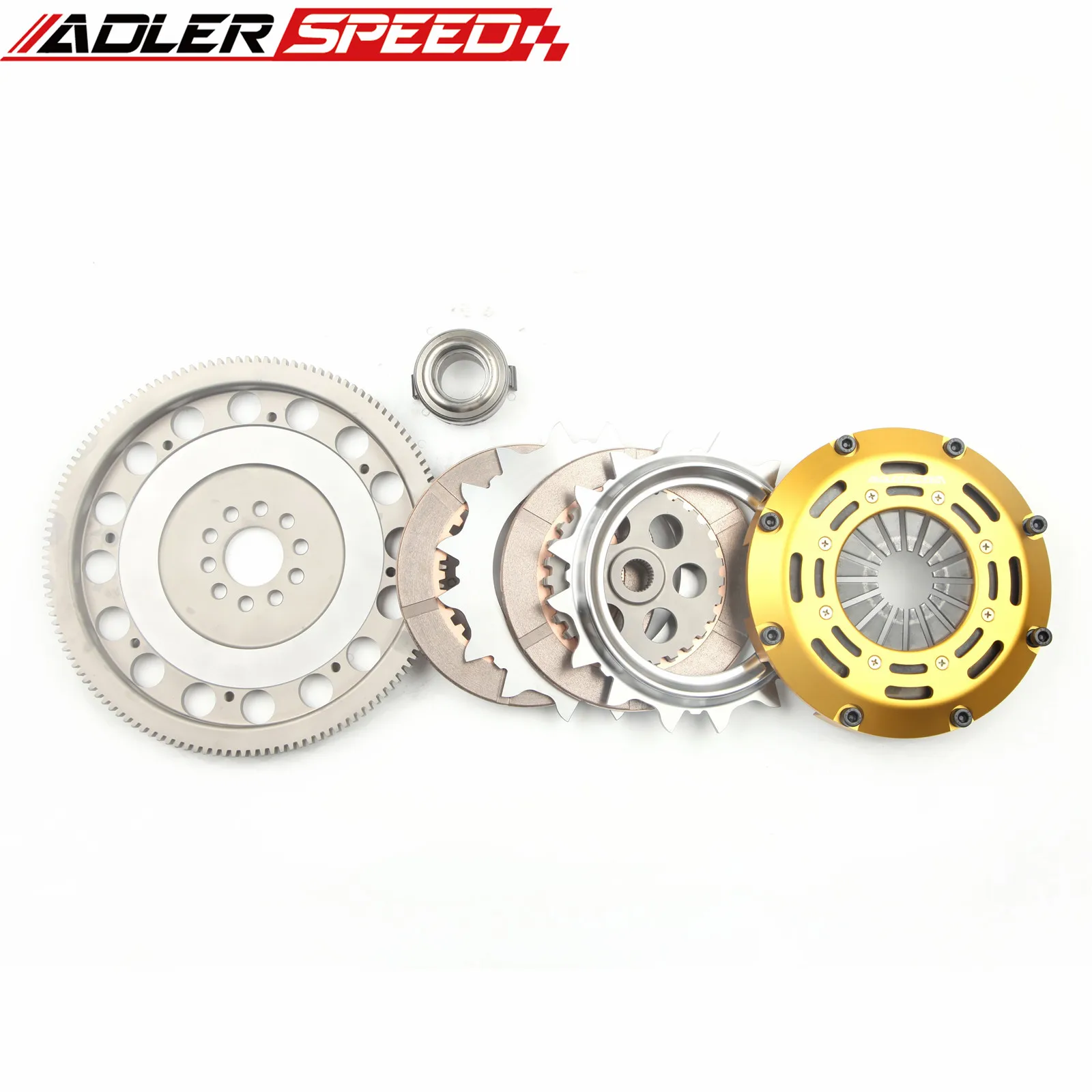 ADLERSPEED Race/Sprung Clutch Kit Single/Twin/Triple Disc For VW Corrado SLC/Golf GTI VR6/Jetta GLI,GLS,GLX VR6/Passat GLX 5-spe view 5
