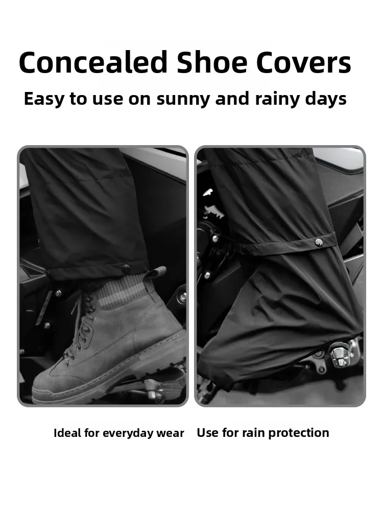 

Wosave мотоциклетный дождевик, комплект для очень водителя, специальный водонепроницаемый уличный джет, снаряжение для езды на велосипеде, мотоциклетный плащ