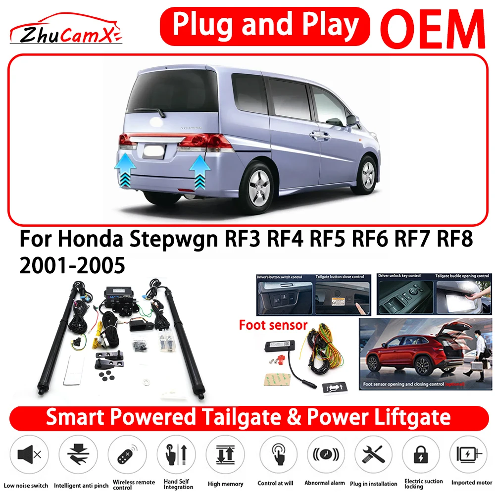For Honda Stepwgn RF3 RF4 RF5 RF6 RF7 RF8 2001-2005 Smart Powered Tailgate Powe…