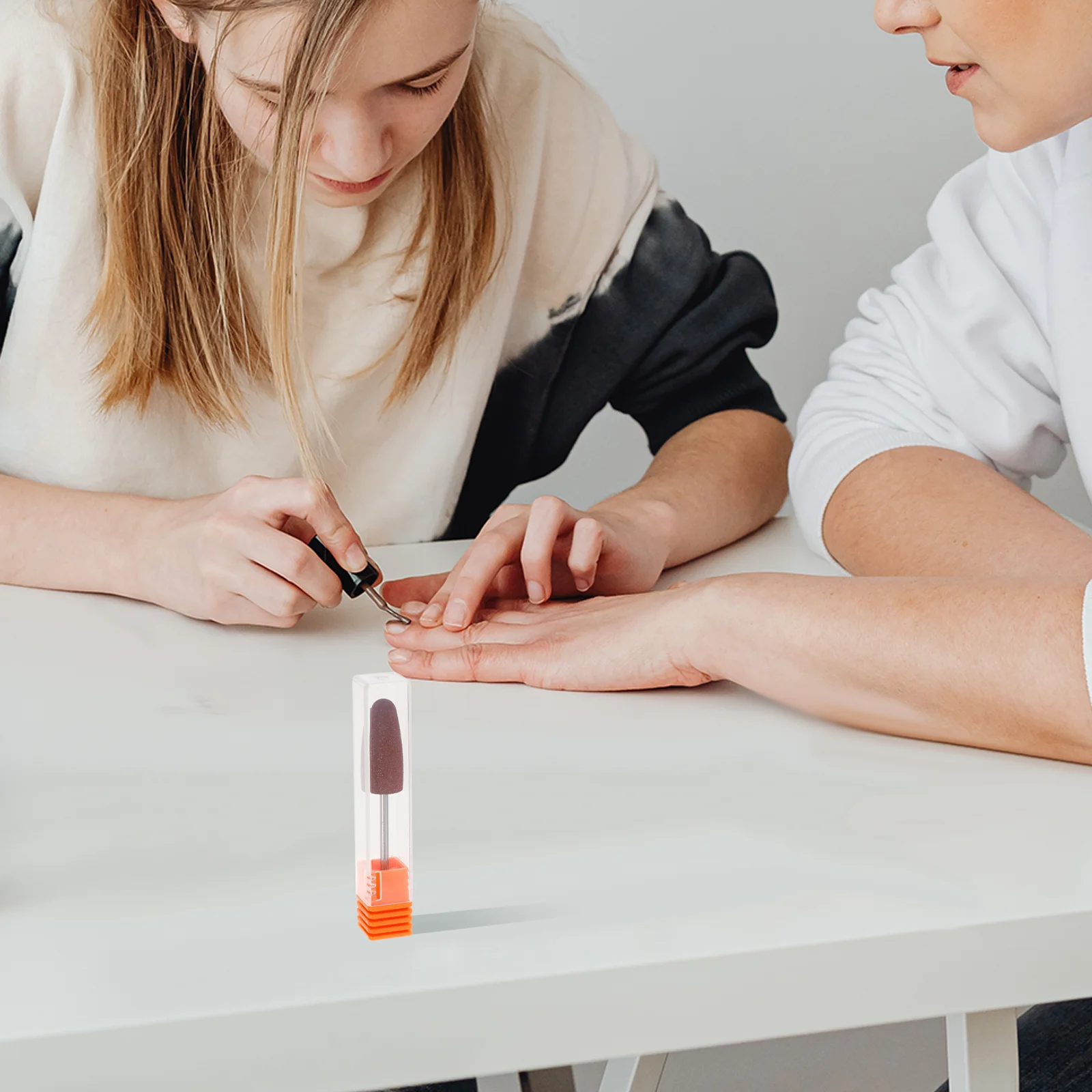 Broca para uñas, cabezal de pulido de uñas de silicona, cabezal de esmalte de uñas para máquina de manicura eléctrica (OM52), brocas para uñas