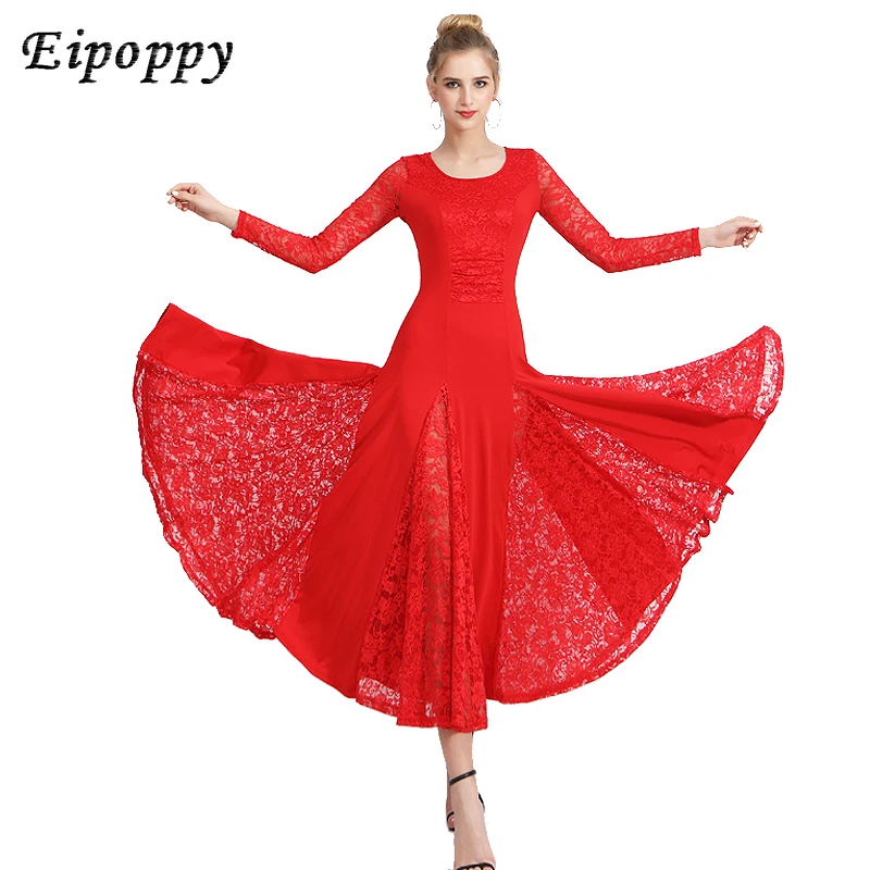 

Modern Dance Dress Ballroom Dance Large Swing Dress Costume Adult
