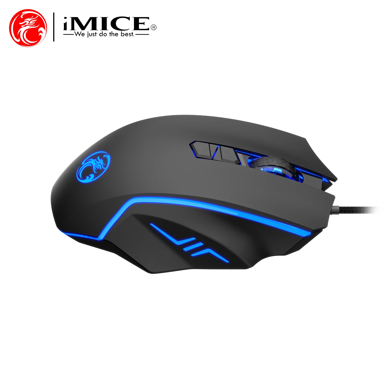 8 Keys USB Wired Gaming Mouse,RGB Backlit Computer Mice,7200 DPI High Precision Optical Mouse For Office Laptop Home Computer