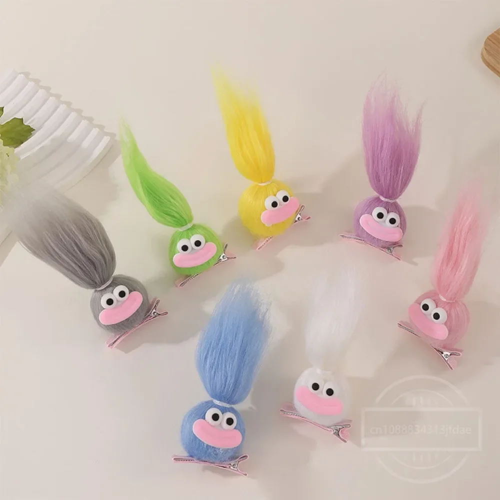 New Plush Funny Ugly Doll Hair Clip Headwear Sausage Mouth Doll Duckbill Clip Girl Bangs Hairpin Hair Clip DIY Hair Accessories