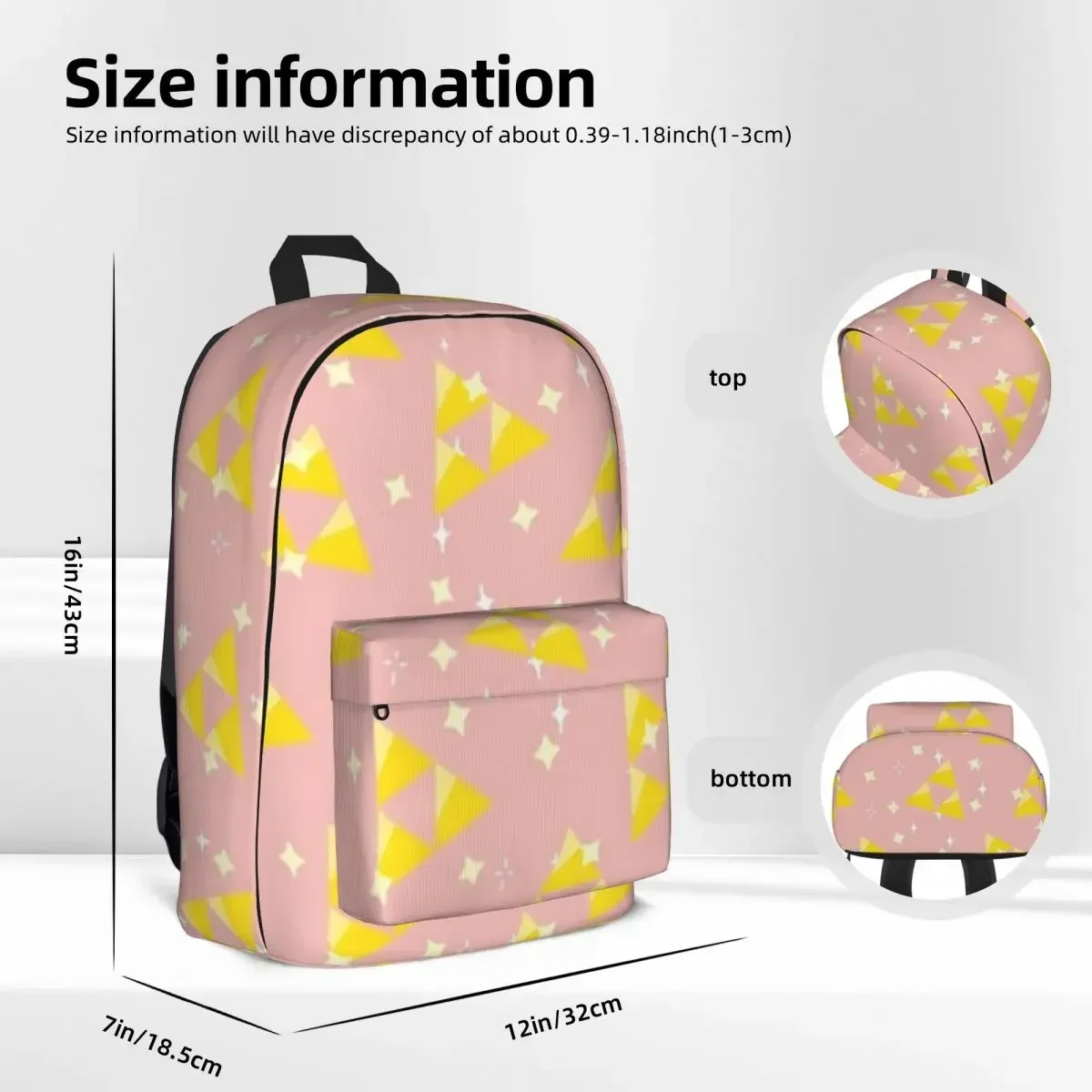 Triforce-mochilas impermeables para niños y niñas, morral escolar para estudiantes, portabilidad para ordenador portátil, bolso de hombro