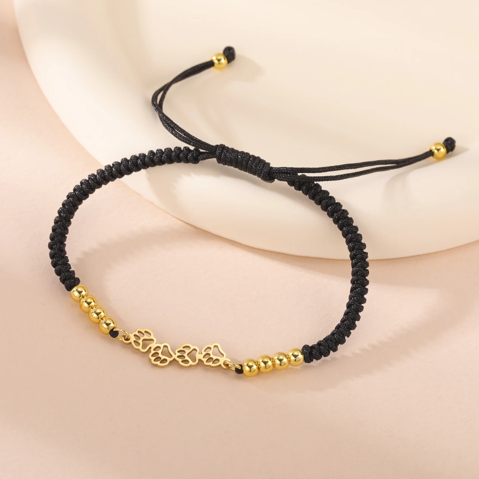 COOLTIME Niedliche Katzen-Armbänder für Damen, Edelstahl, hübsches Tier-Armband, Kpop-Mode, verstellbare Kette, Schmuck – Detail 9