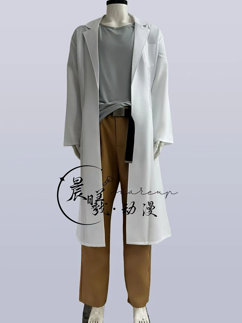 

Аниме Steins; Gate Okabe Rintarou костюмы для косплея для мужчин и женщин плащ футболка брюки наряд с поясом Хэллоуин карнавальный костюм для вечеринки