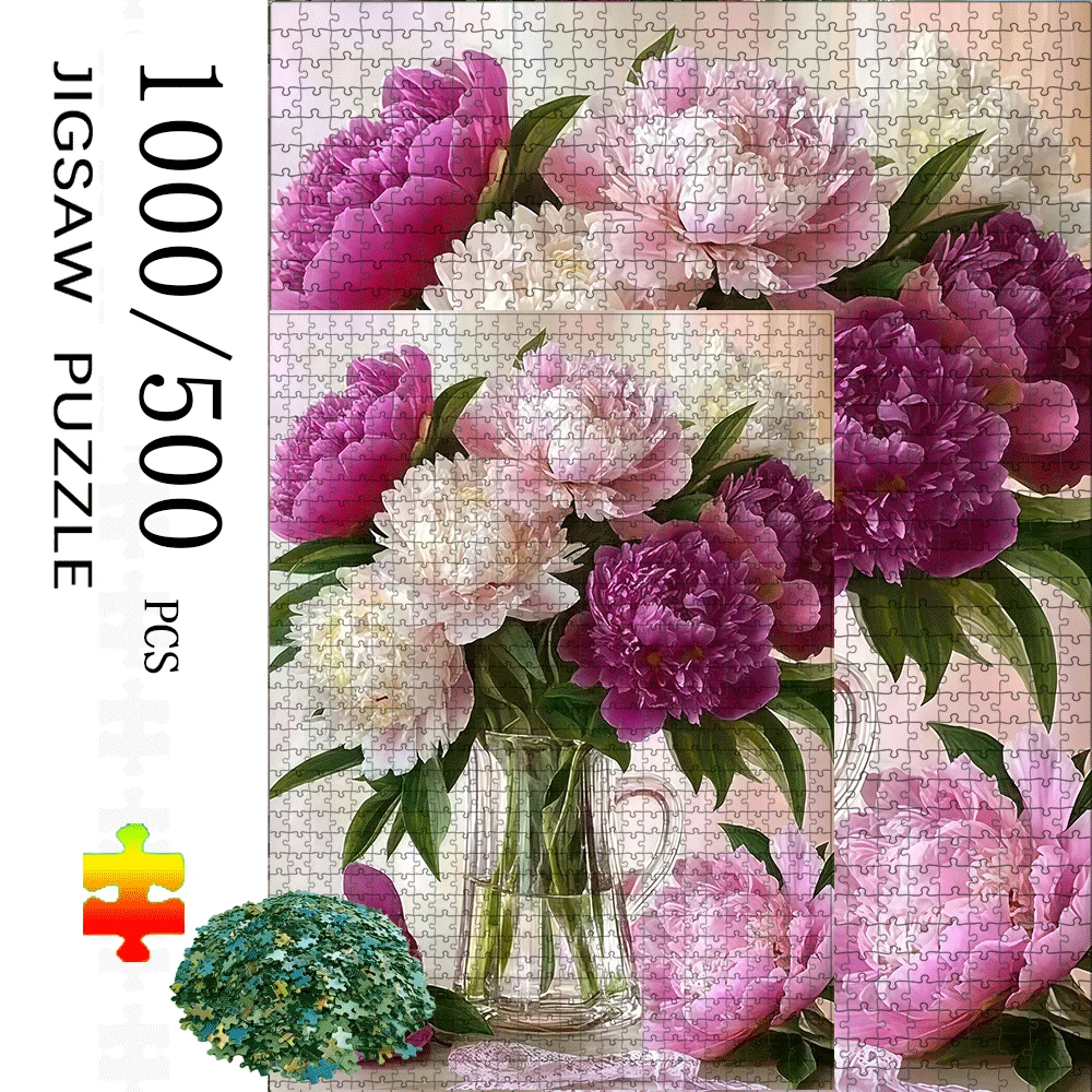1000/500Pcs Peony F…
