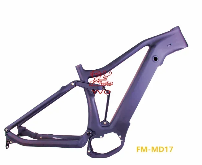 

New full suspension carbon e-bike MTB frame enduro carbon electric bike frame FM-MD17