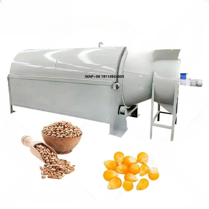 Automatic 2 Ton Grain Drum Dryer Machine Chicken Manure Rotary Drum Dryer Compost Drying Equipment