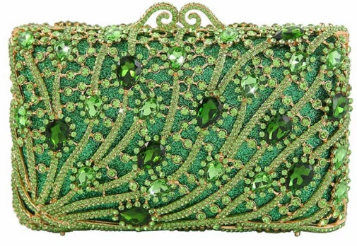 

Horizontal square chain full of diamonds clutch bag seaweed diamond dinner bag banquet women's bag