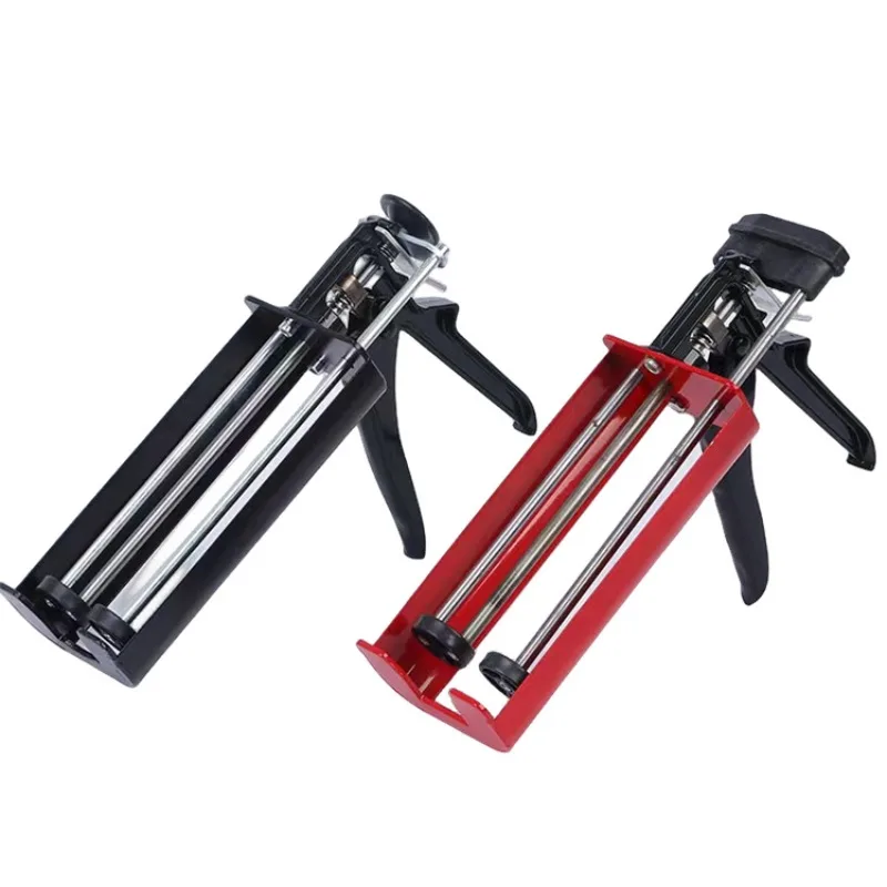 1PC Double Tube 400:1 Glue Gun Upgrade Manual Assisted Glue Gun Hydraulic Universal Double Group Beauty Sewing Gun Tool