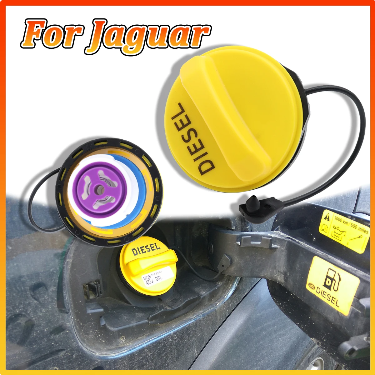 

T2H59150 Diesel Fuel Tank Filler Gas Cap Accessories Cap Vehicle Car Replacement Parts For Jaguar XE X760 Jaguar XF X250 X260