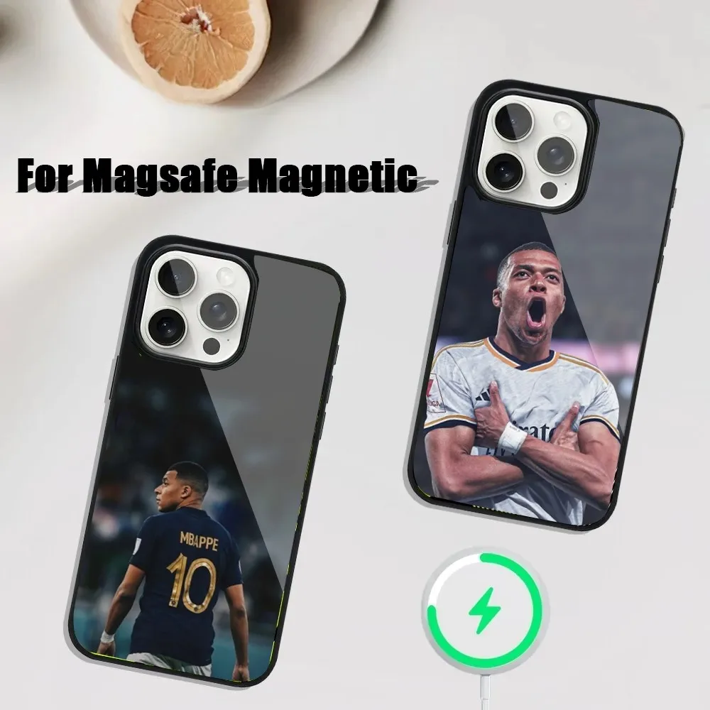

Football Star Cool Phone Case For iPhone 16,15,14,13,12,11,Plus,Pro,Max Mini M-MbappeS-S Magsafe Magnetic Wireless Charging