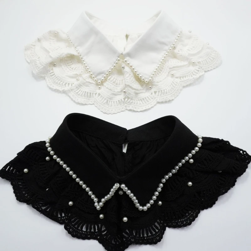 white-detachable-collar-half-shirt-accessory-elegant-lace-openwork-detail-variations-for-blouses
