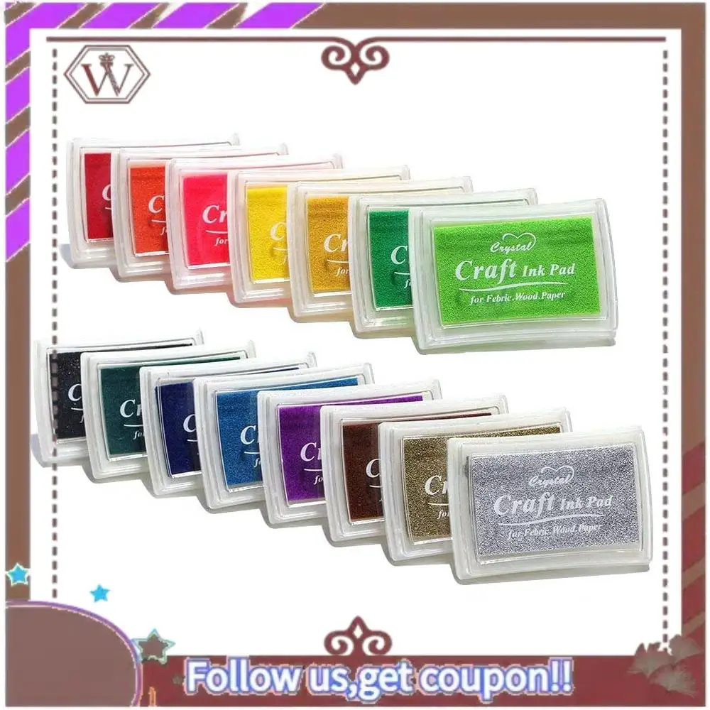 Latest Craft Ink Pad Stamps Partner Diy Color,16 Color Craft Ink Pad For Stamps, Paper, Wood Fabric