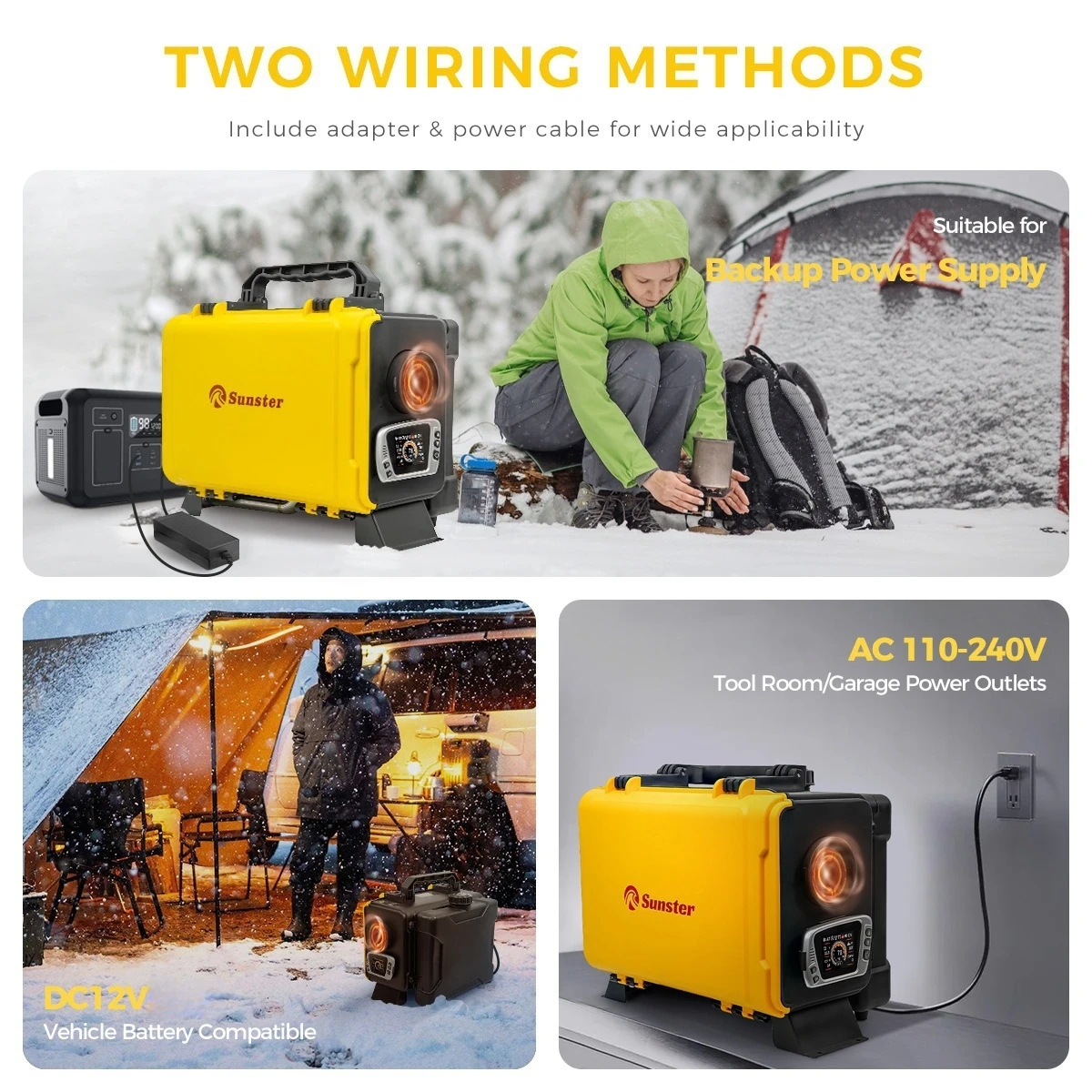 8KW الديزل سخان التوقف 12 فولت/220 فولت صندوق أدوات محمول مع تطبيق بلوتوث ، شاشة الكريستال السائل شاشة سخان الديزل للشاحنات قوارب المنزل RV #4