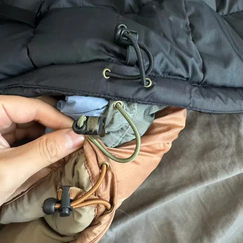 اليابانية نانجا سستة الوقوف طوق سترة دون أكمام أسفل سترة الرجال النساء الشتاء مقاوم للماء الدفء سترات مقاومة للاهتراء #6