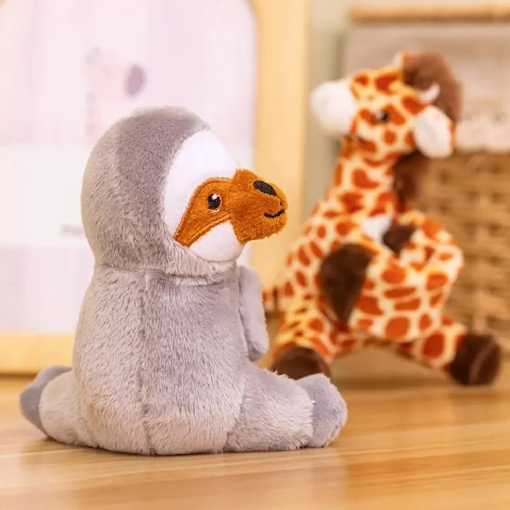 Bransoletka na rękę Zoo Series Żyrafa, Bransoletka na rękę Leniwiec Pluszowa Lalka, Urocza Symulacja Słonia Pluszowa Opaska na Rękę, Dekoracja Domu