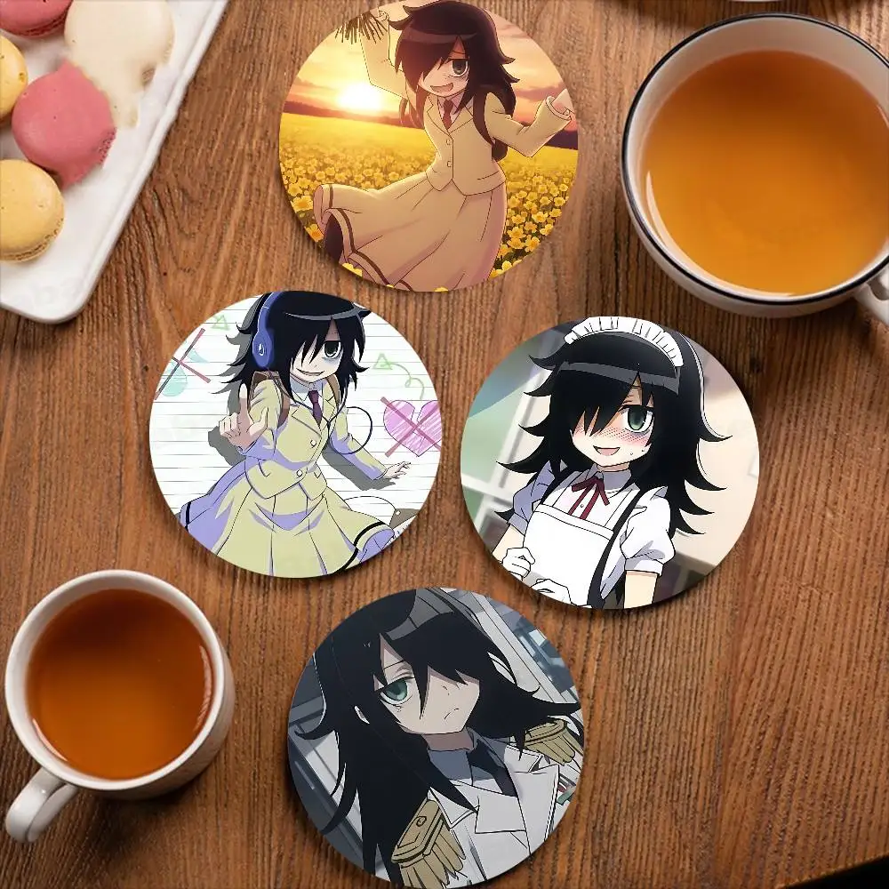 Kuroki Tomoko Coasters Suitable for daily family gathering decoration, kitchen, anti-slip wooden coasters