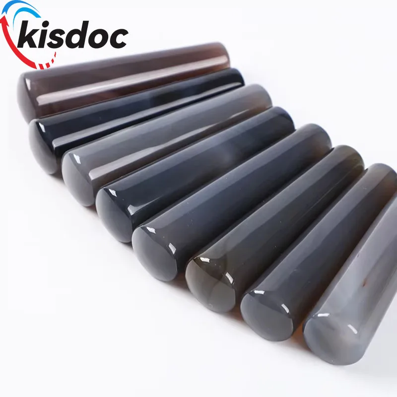 Pilão de argamassa de ágata resistente ao desgaste Rod, alta qualidade, 80mm, 100mm, 120mm