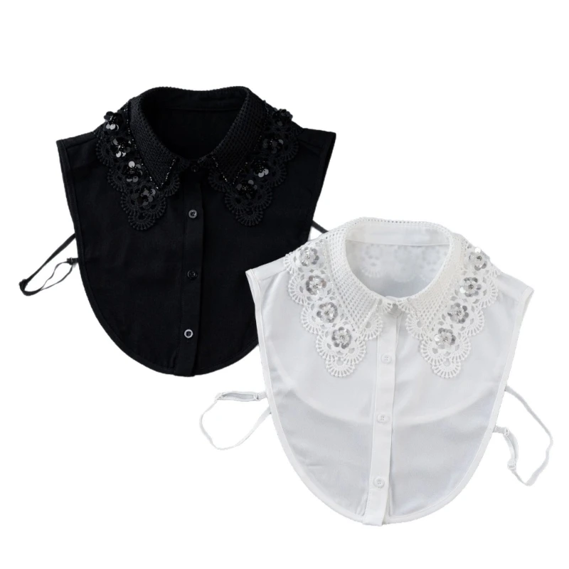 652f-detachable-collar-with-sparkling-sequins-and-hollowout-pattern-lace-faux-collar-for-office-women-garment-enhancement