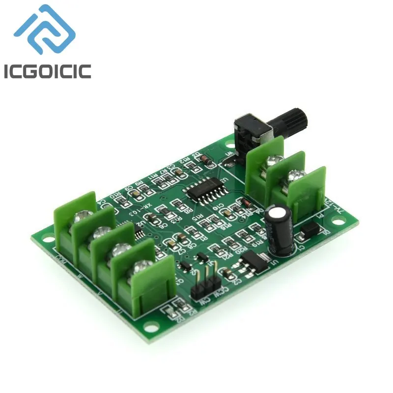 5V 12V Brushless DC Motor Driver Controller Board with Reverse Voltage Over Current Protection for Hard Drive Motor 3/4 Wire