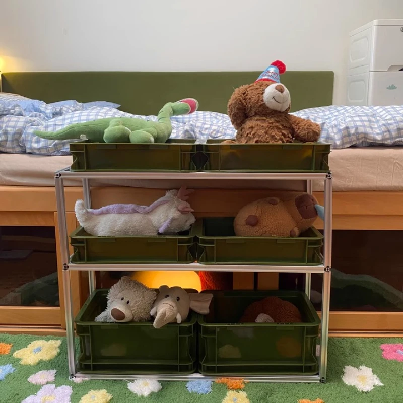 

Industrial Stoage Racks Aluminum Alloy Multi-layer Storage Baskets Multifunctional Home Organizer Unit Divided Kitchen Shelf