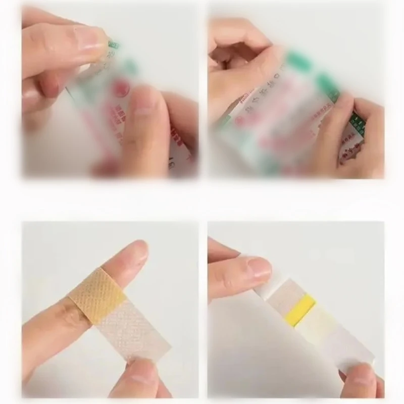 

100pcs/set Non-woven Band Aid Breathable Adhesive Bandages First Aid Plaster Wound Dressing Patch Skin Care
